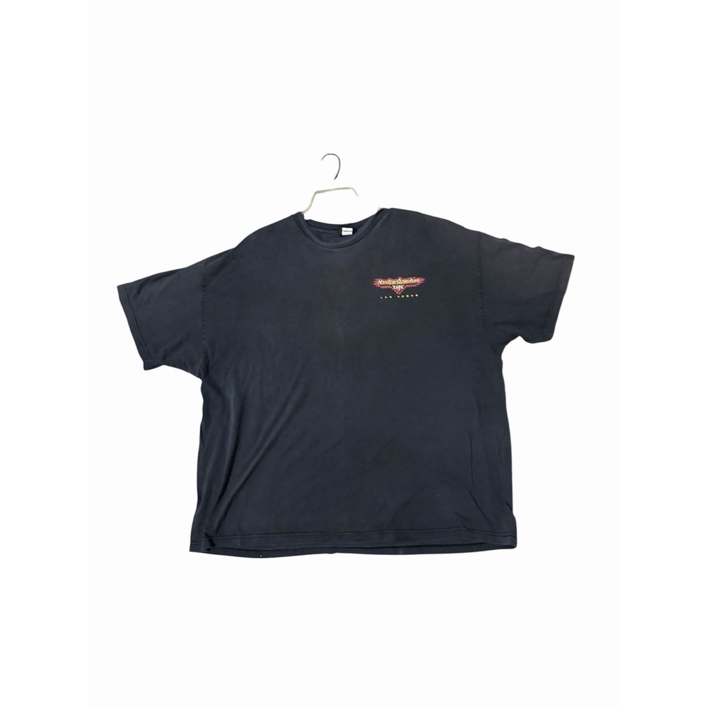 Vintage 90s Hard Rock Cafe Las Vegas Eagle Flame Fire T-shirt Sz 3x - Picture 5 of 10